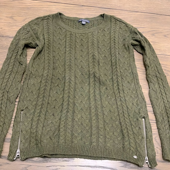 American eagle zip bottom sweater - Picture 1 of 4